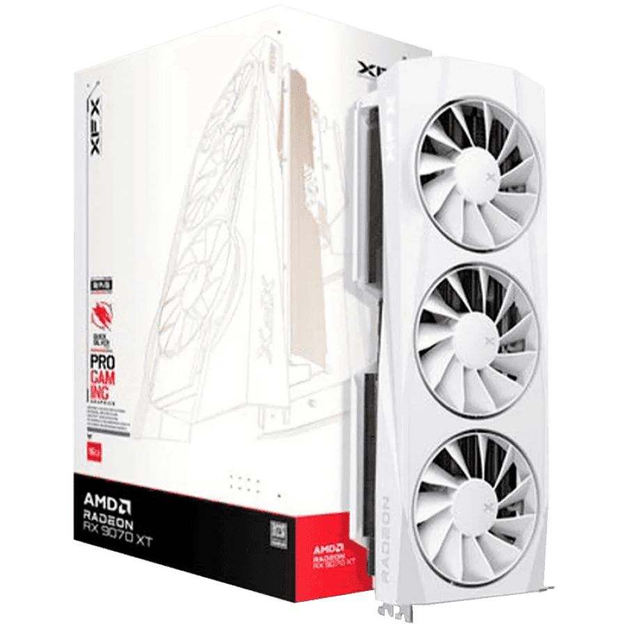 XFX Quicksilver Grafička kartica Radeon RX 9070 XT White, 16GB, GDDR6
