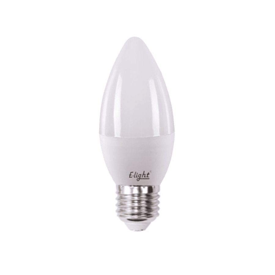 E-light Led sijalica C37, 5W, E27, 3000K