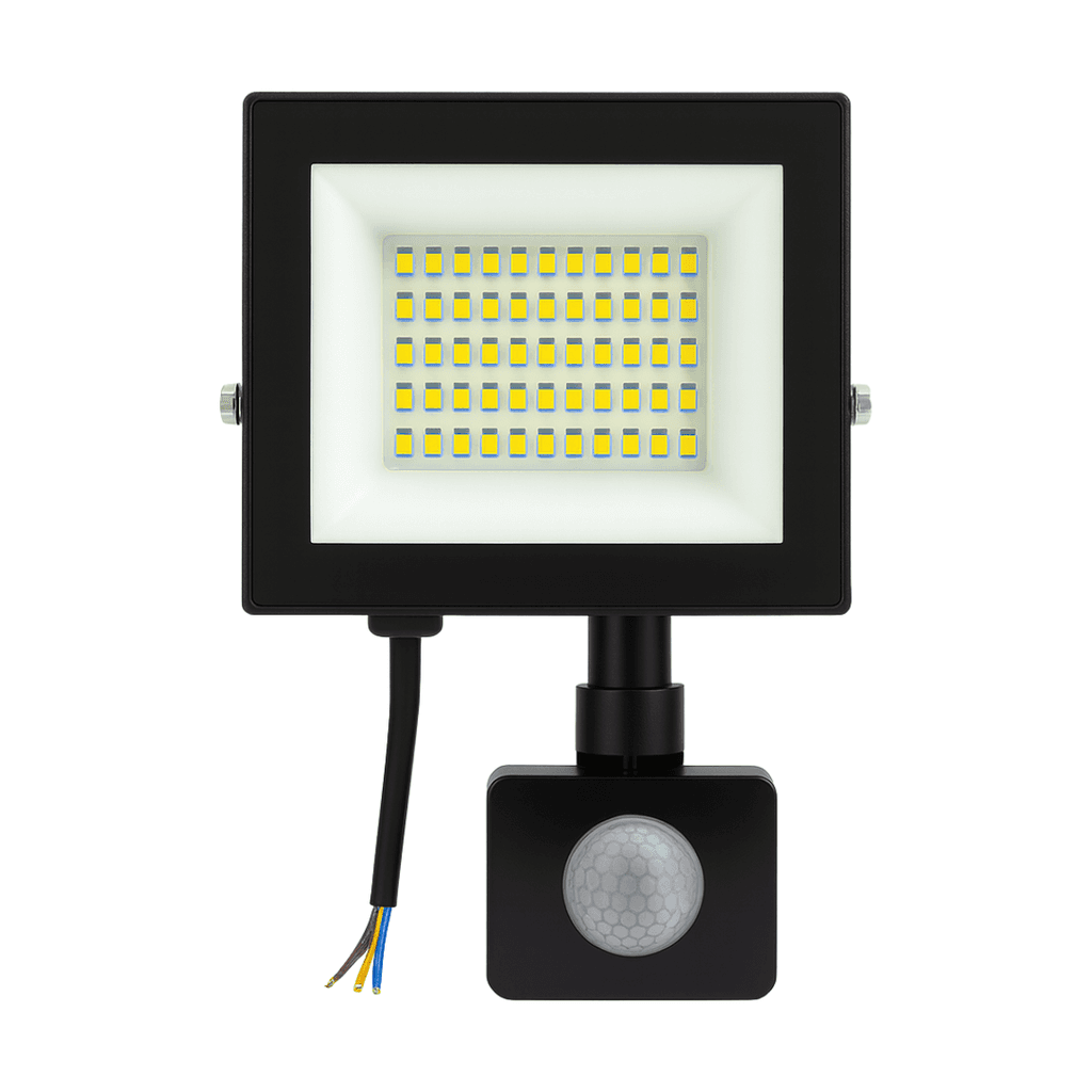 Giga Led Reflektor sa senzorom, 50W, Crni