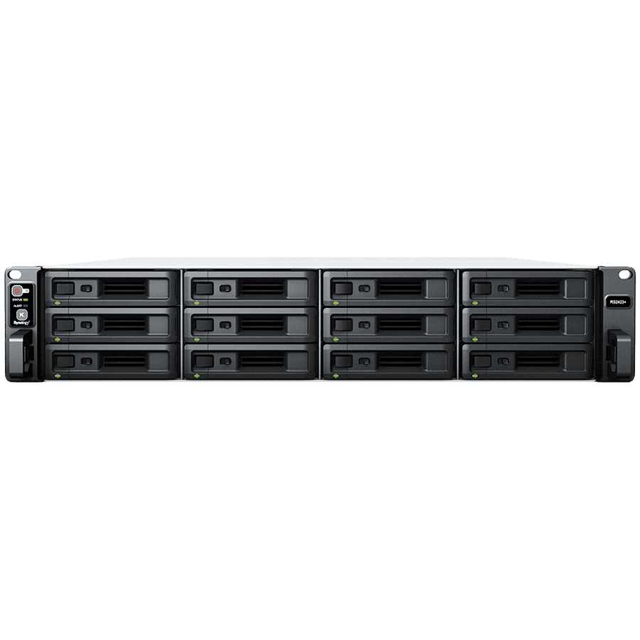 Synology NAS Server RackStation RS2423+, 12-bay, rack 2U, 10GbE