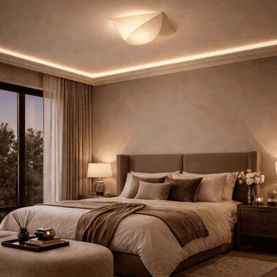 MASS-light Plafonjera Silk ML25077-1A, 400x400, Bijela