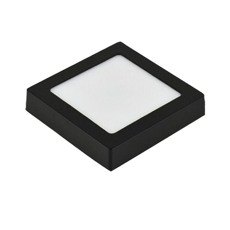 E-light Led panel 24W kvadratni nadgradni, 3000K, Crni