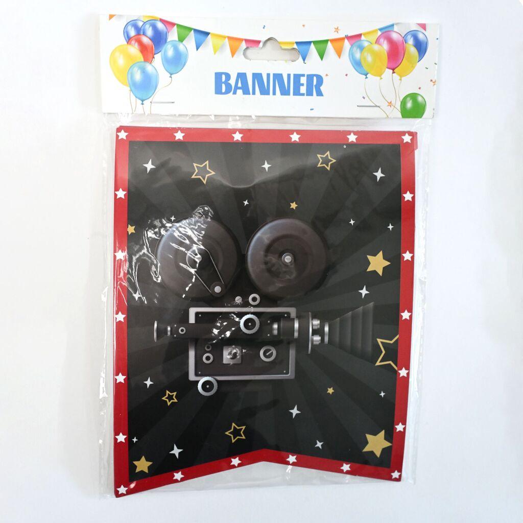 Party Baner Happy Birthday Movie, 2.5m