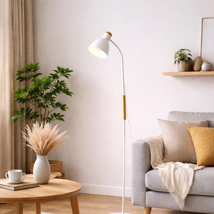 E-light Podna lampa Locke EL-136-1F, Bijela