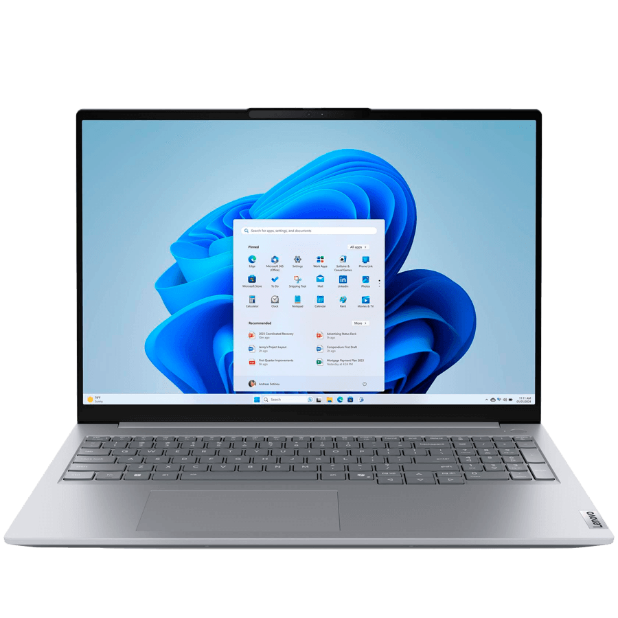 Lenovo Laptop ThinkBook 16", G8 IAL, Intel Ultra 7, 32 GB DDR5 RAM, 1 TB SSD, Sivi