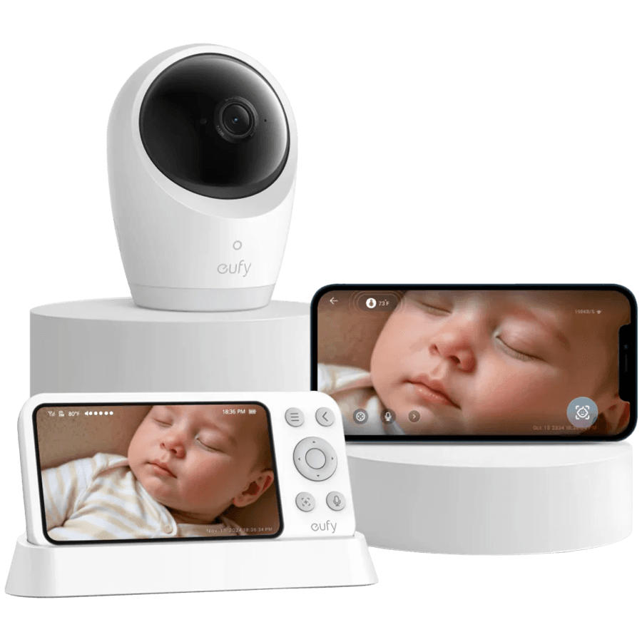 Anker Monitor za bebe Eufy E21, 5000mAh, Bijeli
