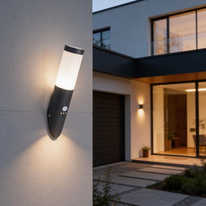 E-light Vrtna lampa zidna  Redmond EL-20111S-01W, Kosa sa senzorom