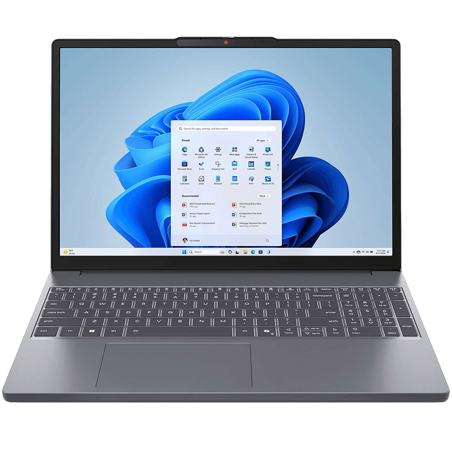 Lenovo Laptop IdeaPad Slim 3, 15.3", FHD AG, Intel  i7, 24GB DDR5, 1TB SSD, Sivi