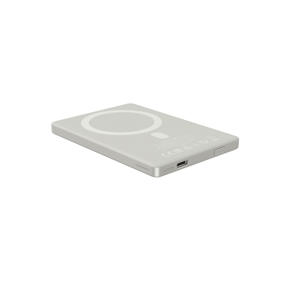 Canyon Magnetski Power Bank OnPower 500, PD20W, 5000mAh, Sivi