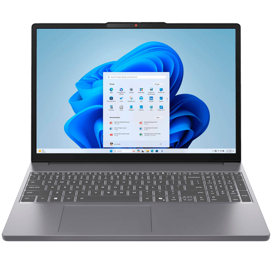 Lenovo Laptop IdeaPad Slim 3, 15.3", WUXGA IPS 300 nits, Intel i7, 16GB RAM, 1TB SSD, Sivi