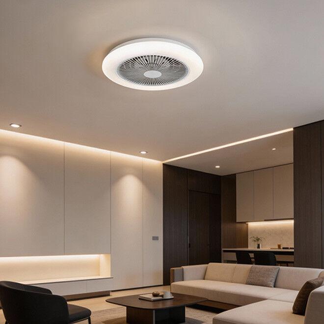 E-light Plafonjera Led sa ventilatorom Denver EL-006, 24W, Bijela