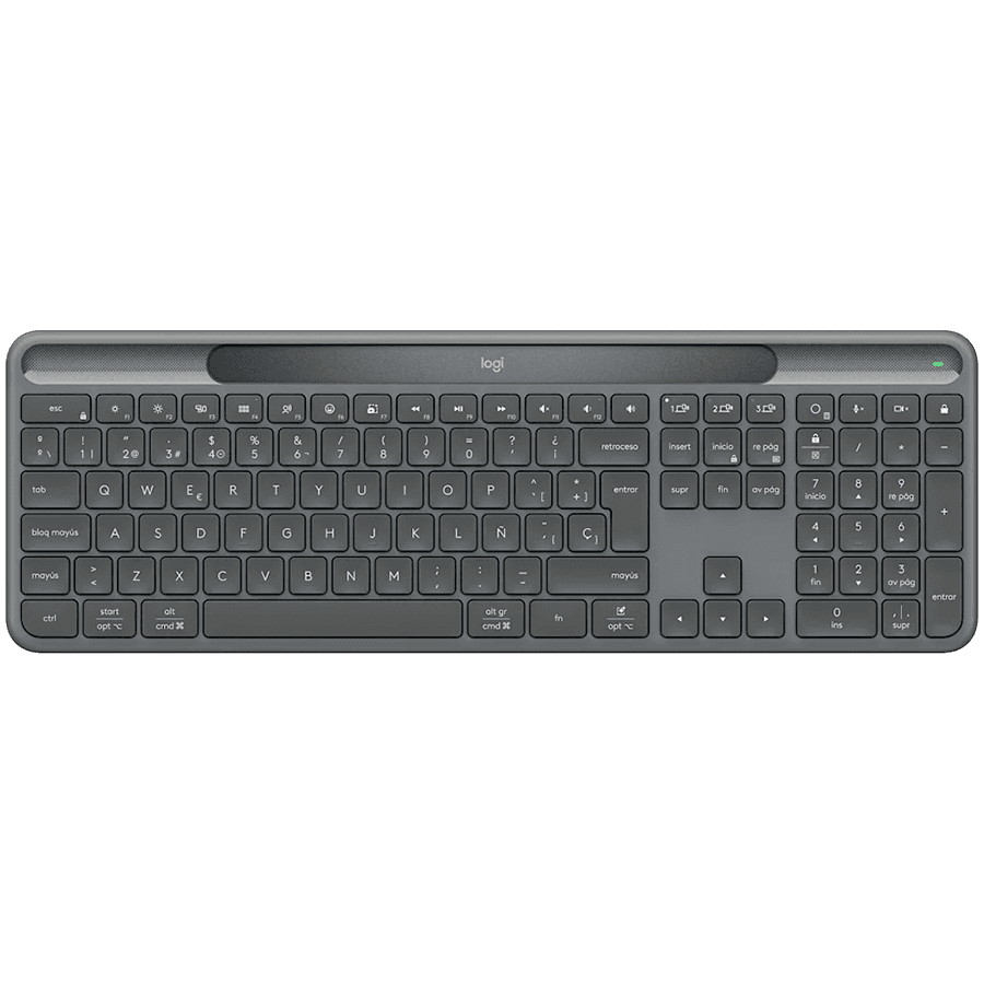 Logitech Tastatura Slim Solar, 2.4GHZ/BT, Crna
