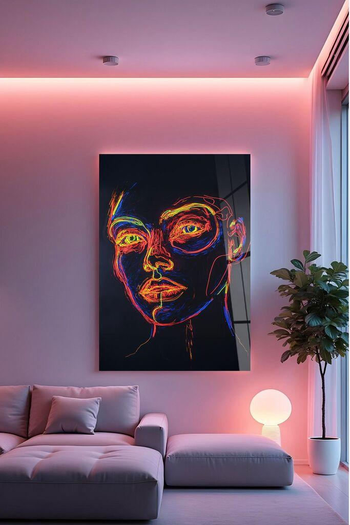 Wallity Slika Hhlneon0039, 60x90 cm