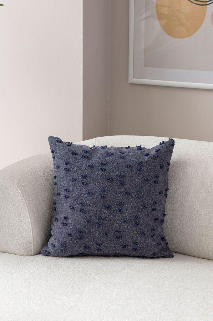 Aberto Design Dekorativni jastuk Tuffet, 43x43 cm, Plavi