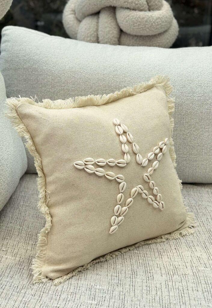 Aberto Design Dekorativna jastučnica DEN006, 43x43 cm, Bež