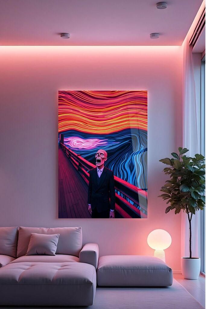 Wallity Slika Hhlneon0021, 60x90 cm