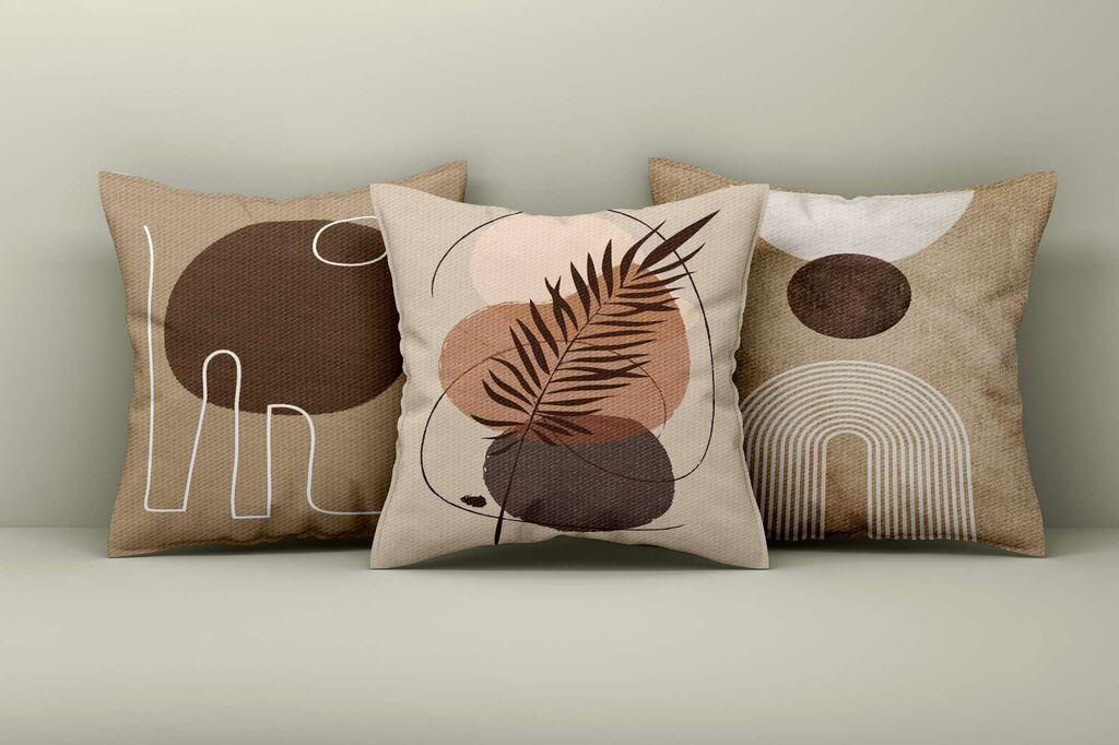 Aberto Design Set ukrasnih jastučnica Asr_plw25-49, 43x43 cm, 3 komada, Šarene