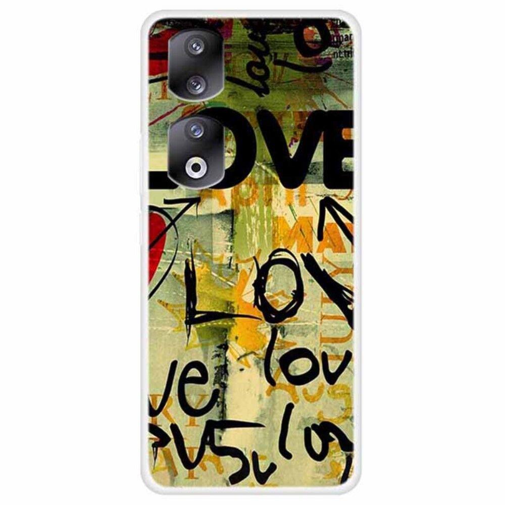 Maska za mobilni telefon Honor 90 Love, Šarena