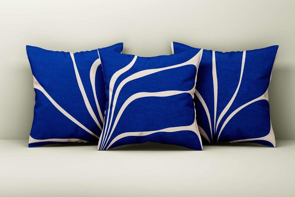 Aberto Design Set ukrasnih jastučnica Asr_plw25-25, 43x43 cm, 3 komada, Šarene