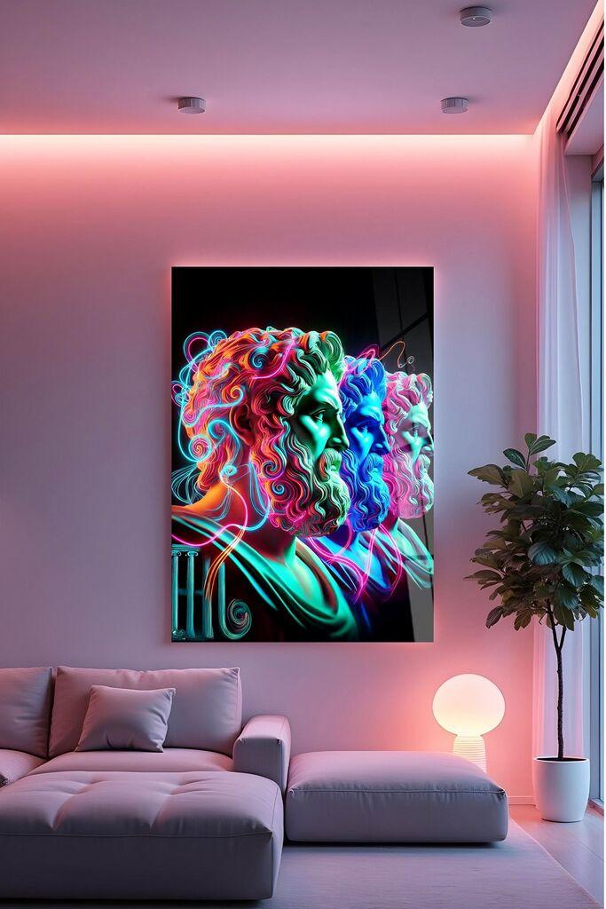 Zidna slika Hhlneon003, 30x40 cm