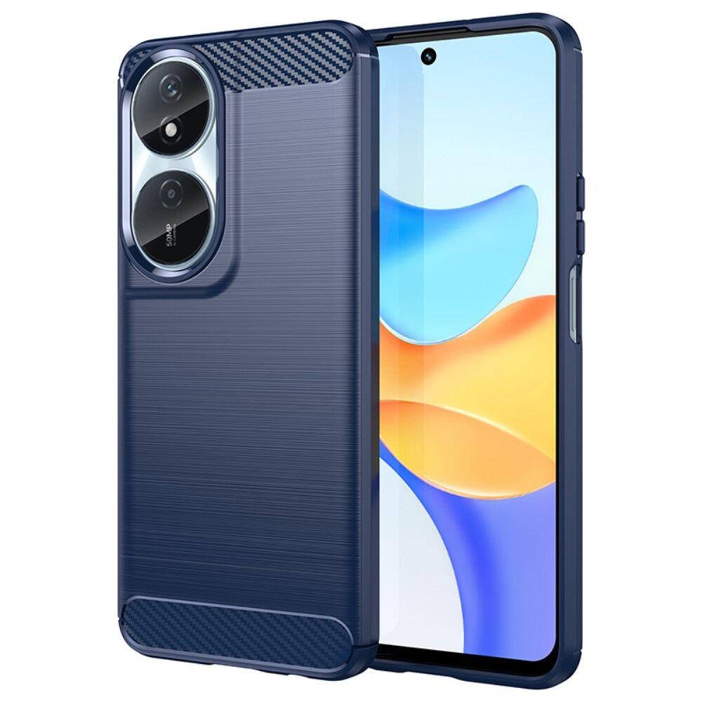 Maska za mobilni telefon Honor 90, Carbon Fiber tekstura, Plava