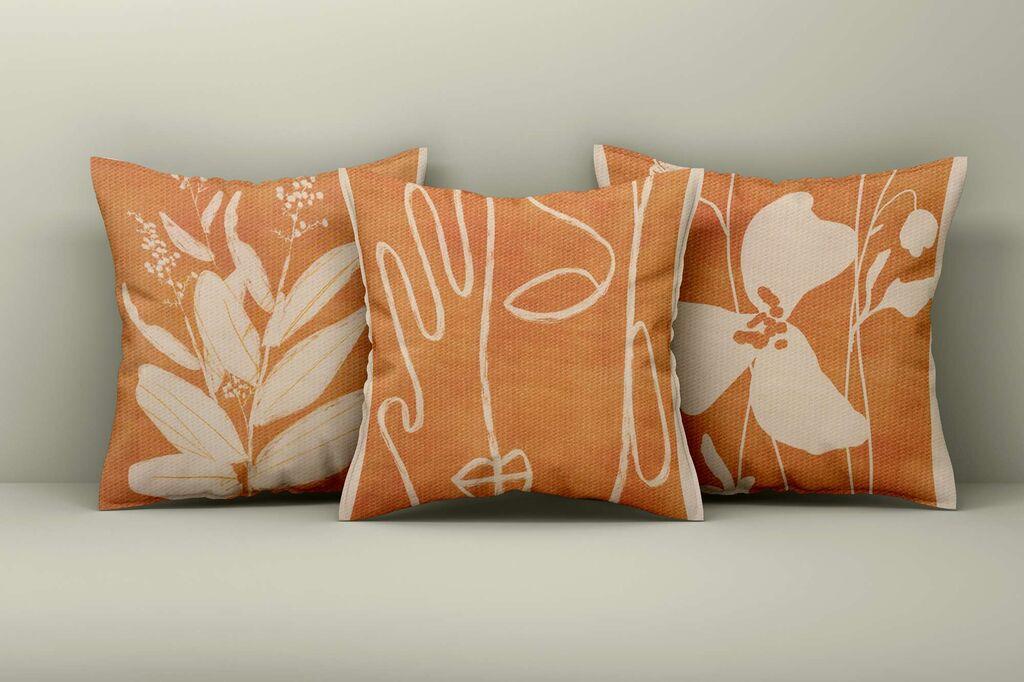 Aberto Design Set ukrasnih jastučnica Asr_plw25-37, 43x43 cm, 3 komada, Šarene