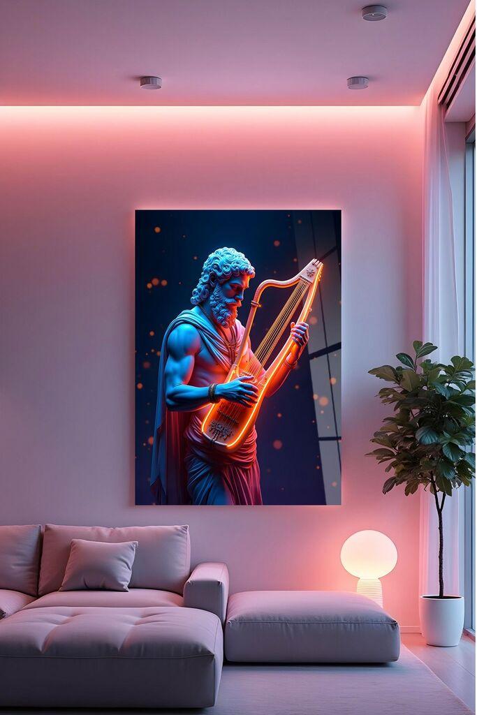 Zidna slika Hhlneon0025, 50x70 cm