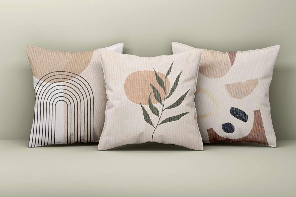 Aberto Design Set ukrasnih jastučnica Asr_plw25-52, 43x43 cm, 3 komada, Šarene