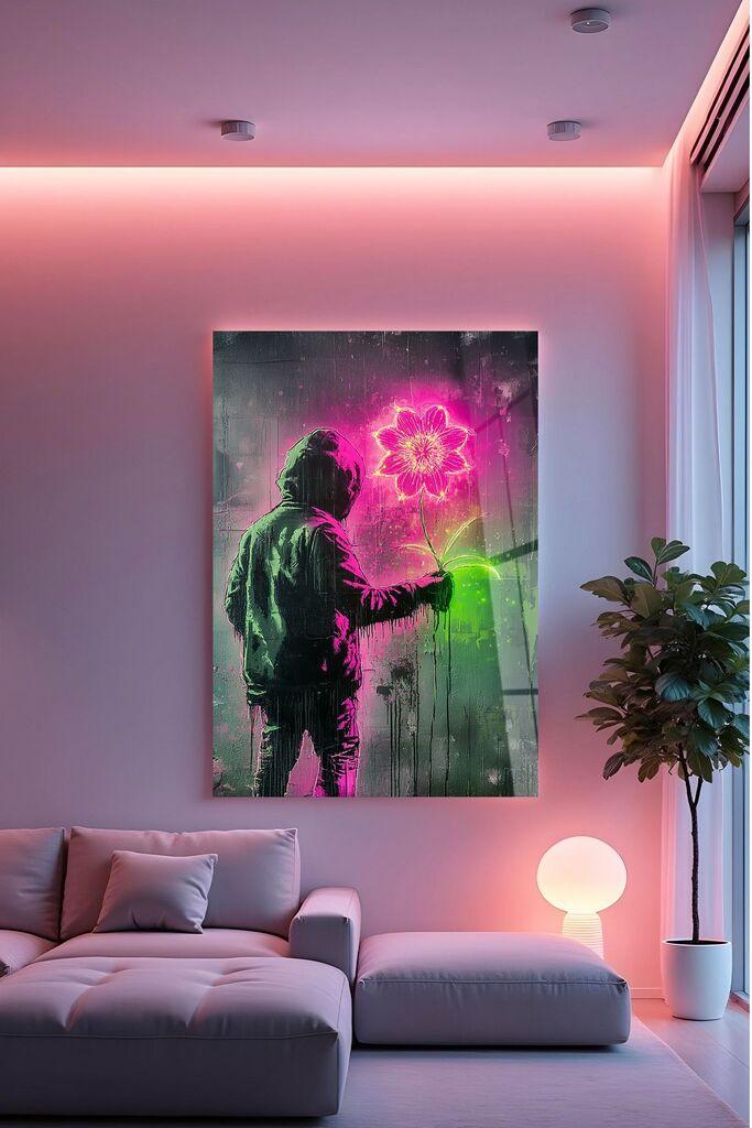 Zidna slika Hhlneon0034, 50x70 cm