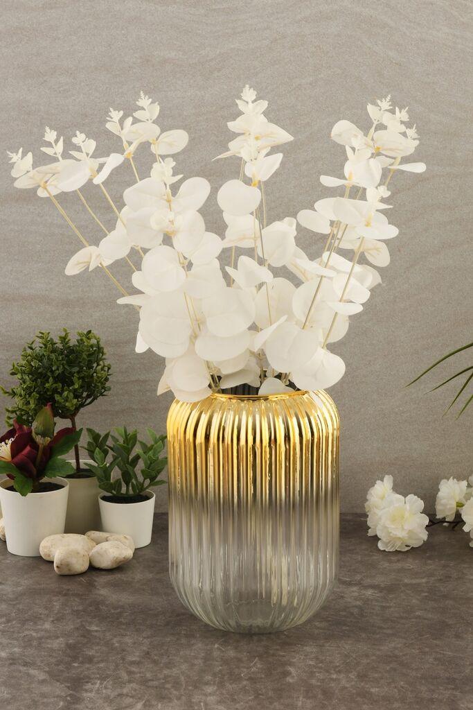 Aberto Design Vaza Line D20G, 10x20x10 cm, Zlatna boja