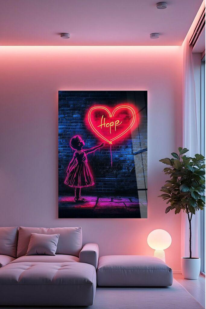 Zidna slika Hhlneon0030, 30x40 cm