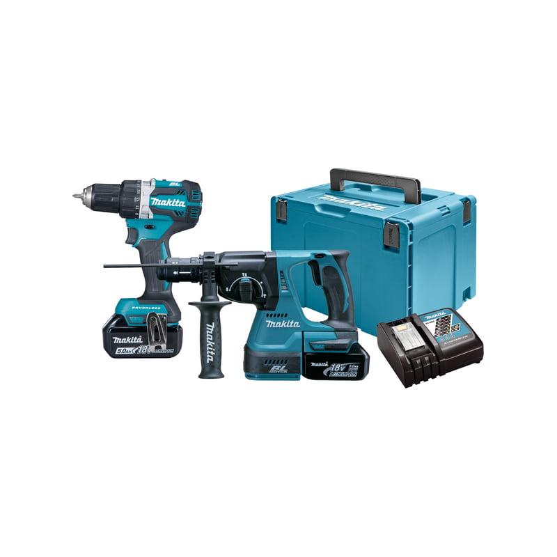 Makita Aku set čekić bušilica i bušilica odvijač DLX2191TJ
