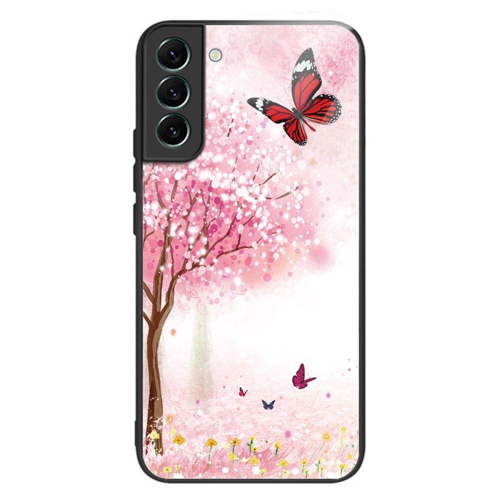 Maska za mobilni telefon Galaxy S24 Cherry Blossom Trees, Roze