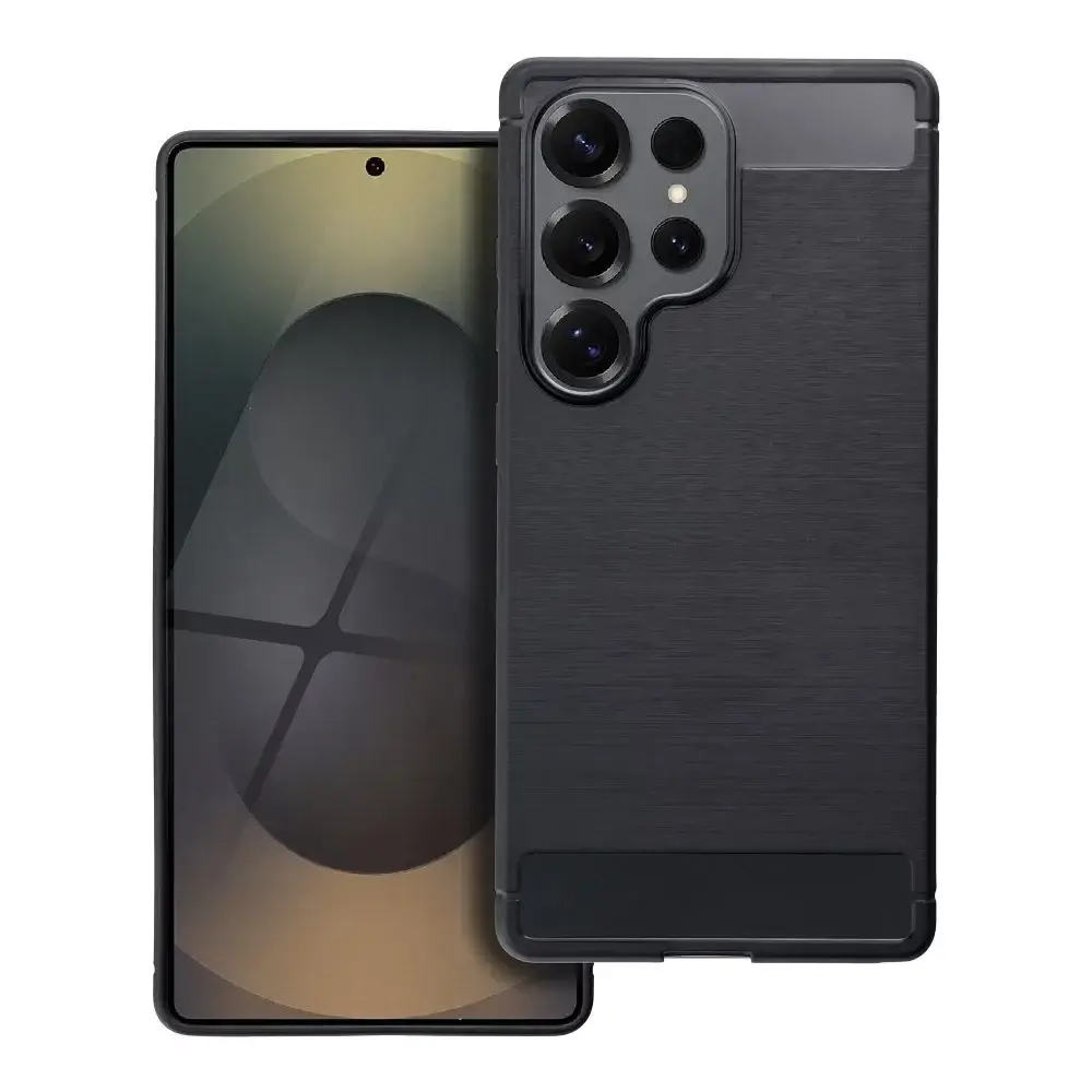 Carbon Maska za mobilni telefon Samsung S25 Ultra, Crna