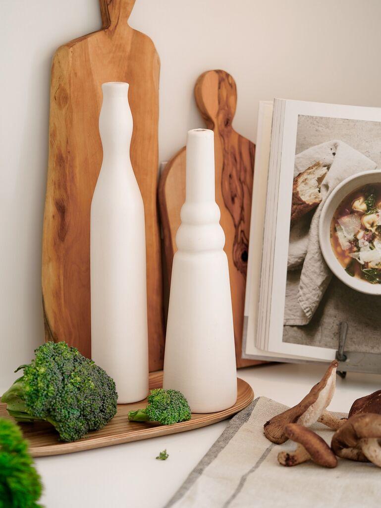 Aberto Design set vaza BSS030, 2 dijela, bijela