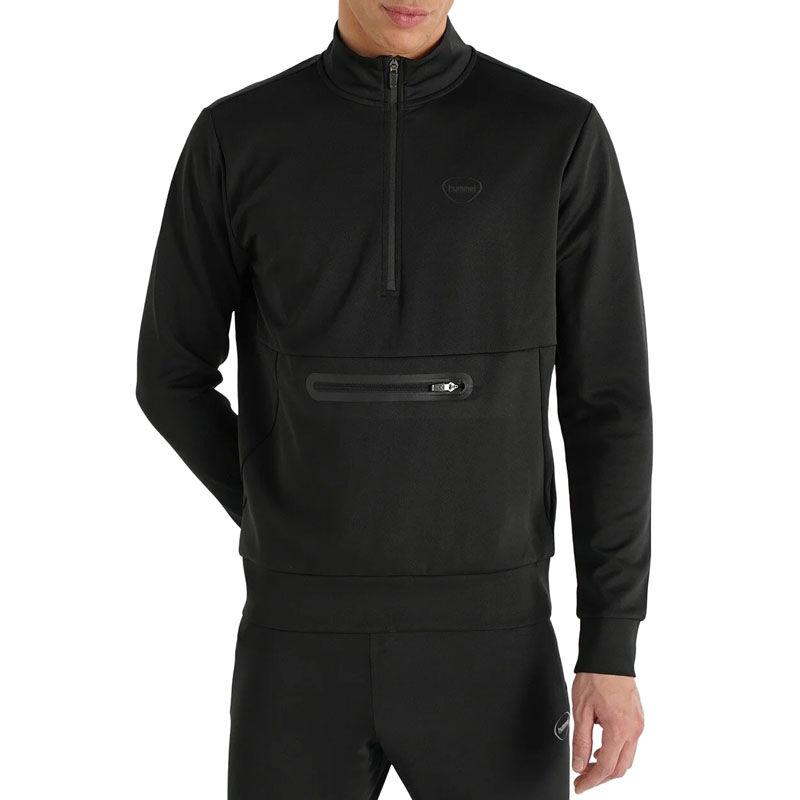 Hummel Muški duks HmlLoton Zip NK, Crni