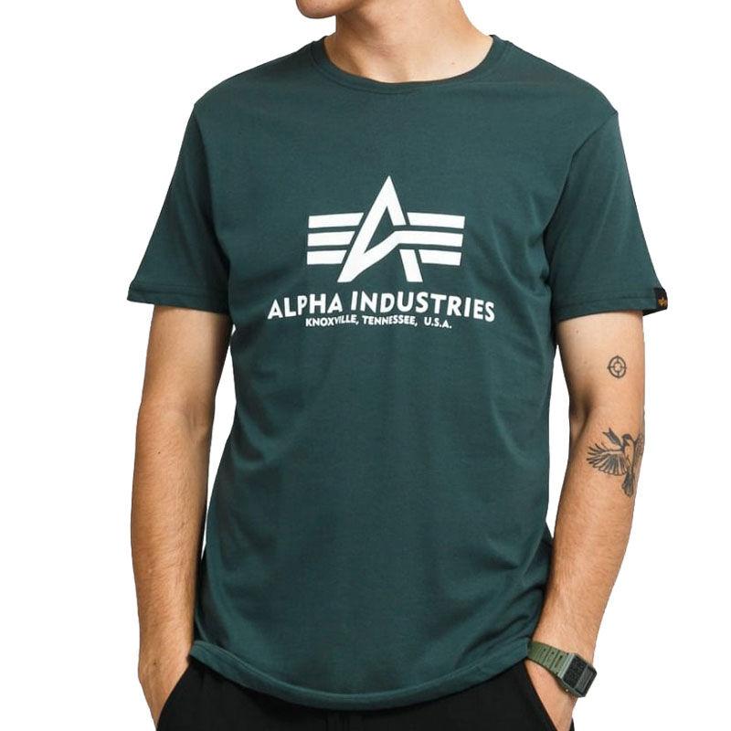 Alpha Muška majica Industries Basic, Zelena