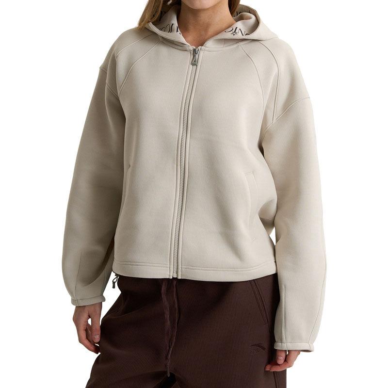 Anta Ženski duks Knit Track Top, Bež