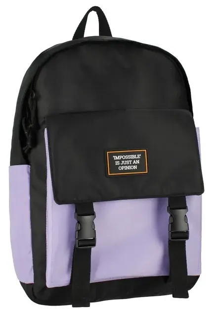 Starpak Ruksak 527317, Ljubičasto-crni