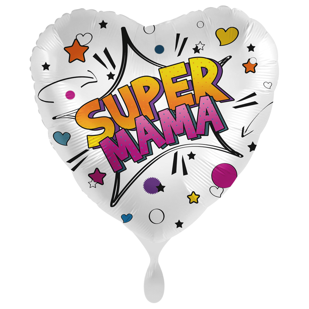 Tomo šped Folijski balon A-8600, "Super Mom", 45 cm