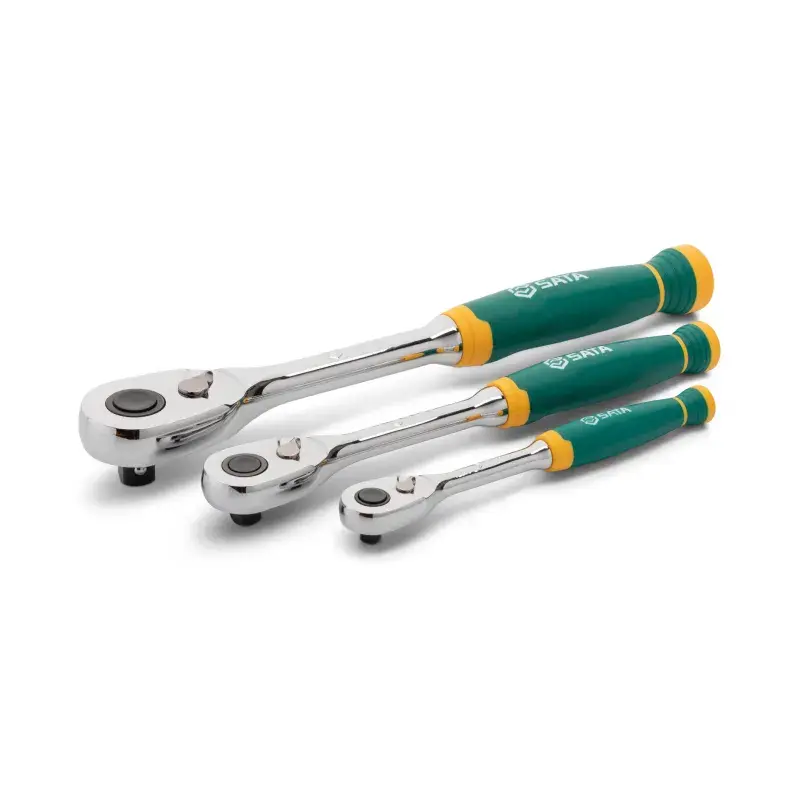 Sata Set zujalica s Grip ručkom, 3/1, 72 zuba, 1/4, 3/8, 1/2