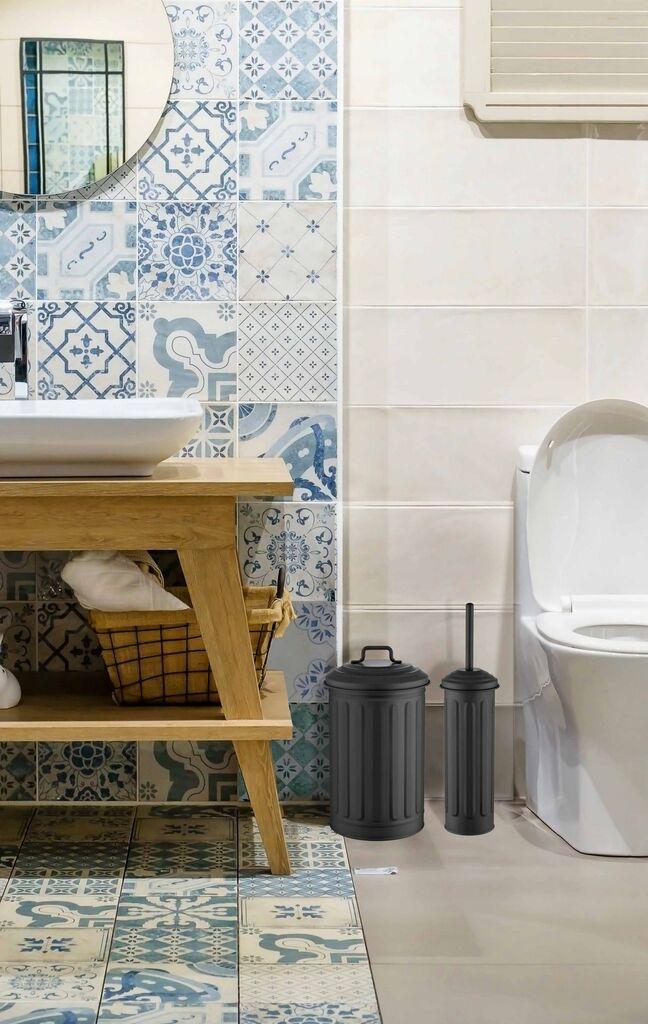 L'essentiel Maison set za kupaonicu Mgl0059, 2 dijela, crna