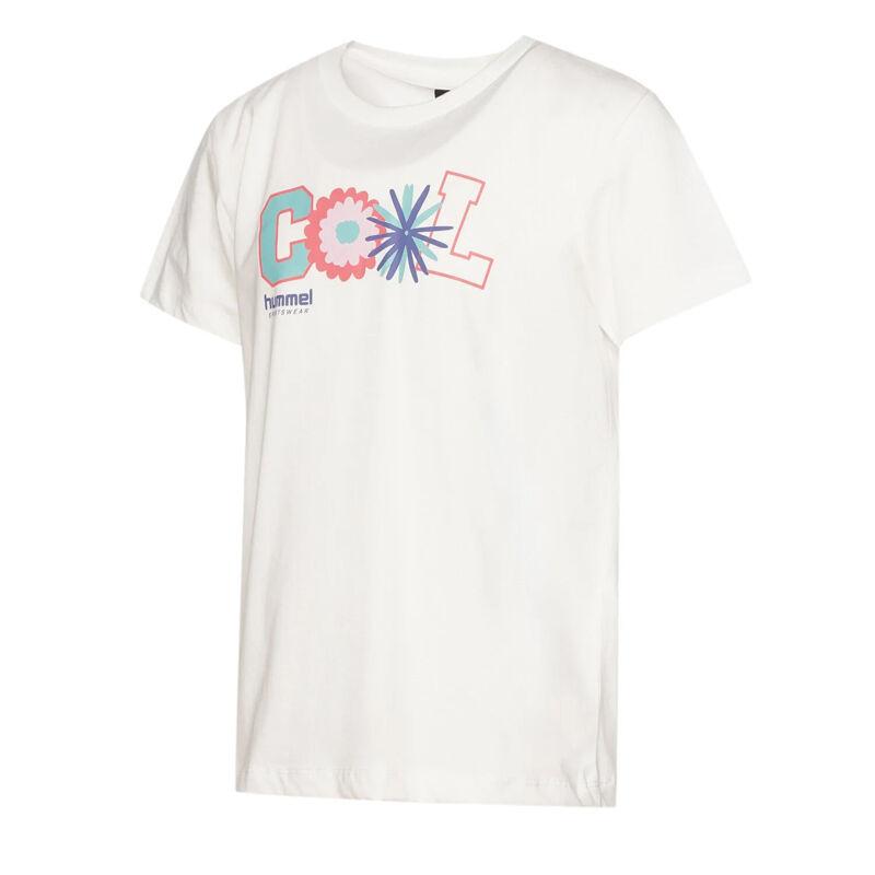 Hummel Majica za djevojčice Hmltalne T-Shirt S/S, Bijela