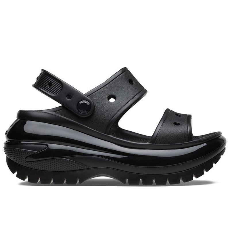 Crocs Ženske sandale Crocs Classic Mega Crush, Crne