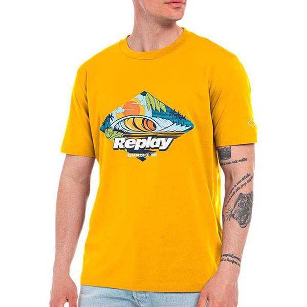 Replay Muška majica, Žuta