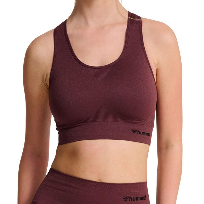 Hummel Ženski top Tif Seamless Sports, Bordo