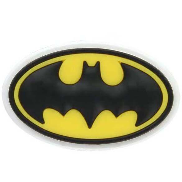 Crocs Ukras za papuče Batman Shield, Crno-žuti