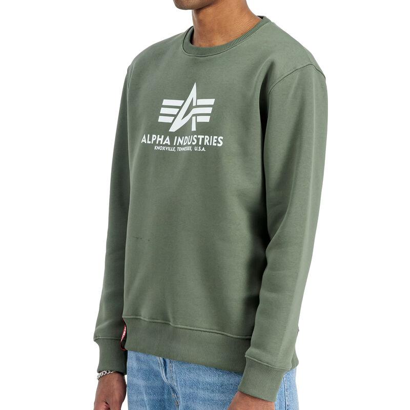 Alpha Muški duks Basic Sweater, Maslinasti