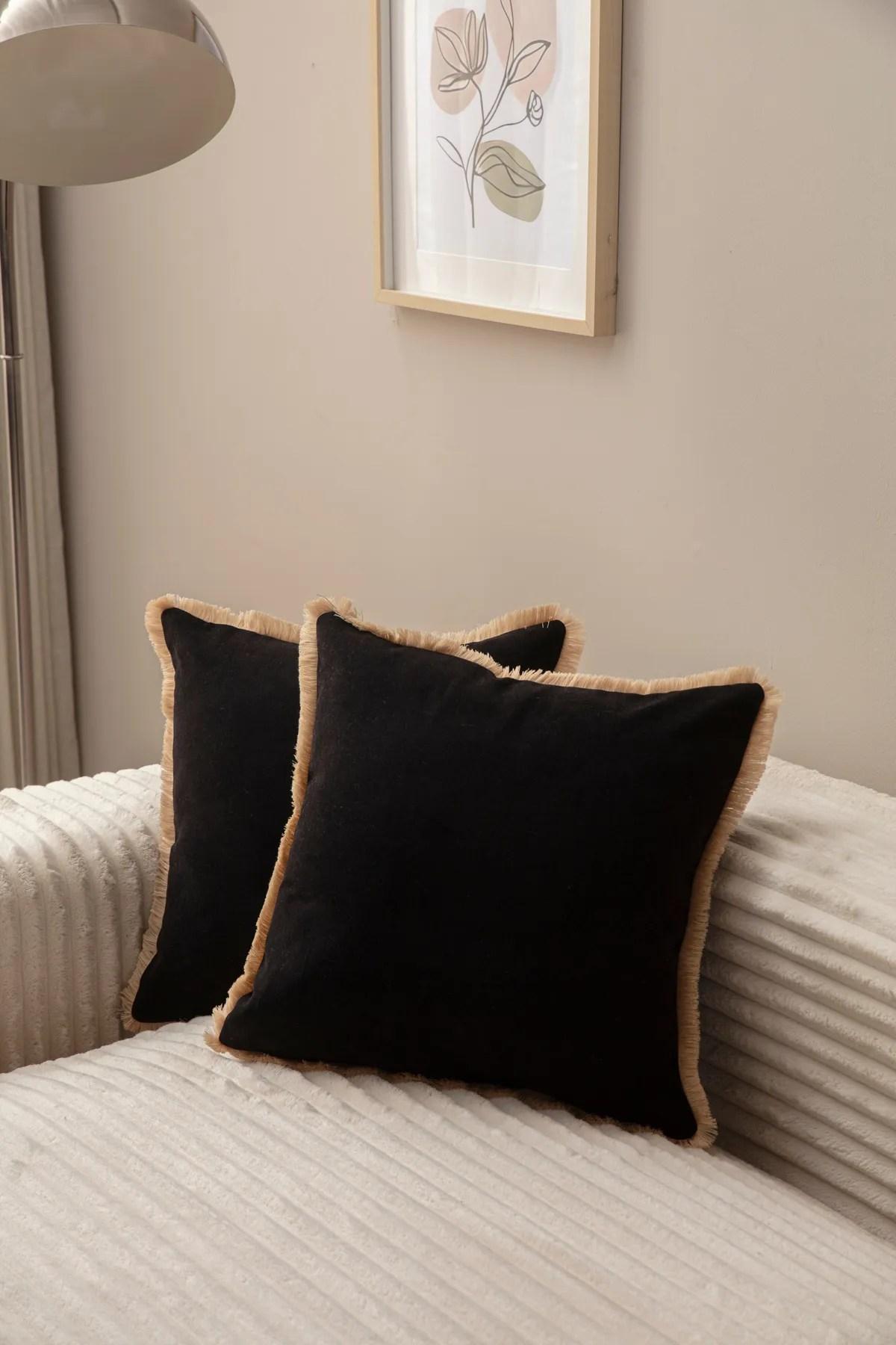 Aberto Design Set od 2 jastučnice 43x43cm Crna