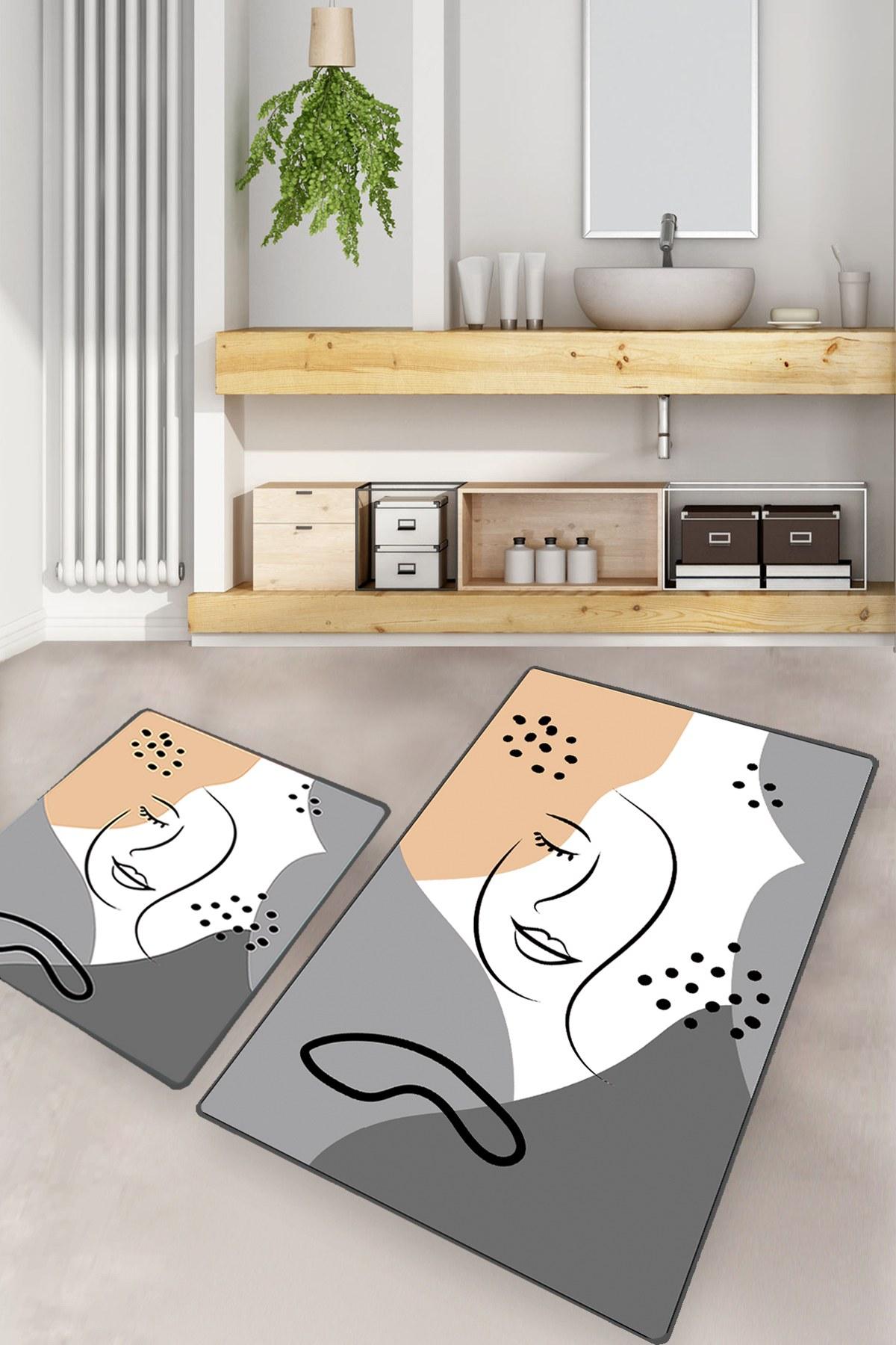 L'essentiel Maison Set od 2 kupaonska tepiha Šarene